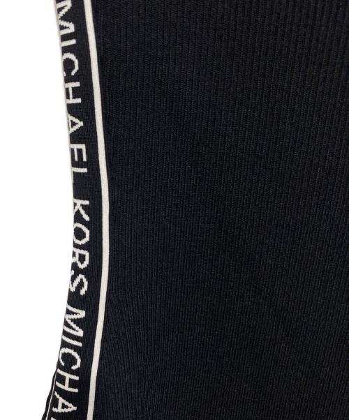 MICHAEL KORS（マイケル・コース）MICHAEL KORS (マイケルコース) サイドラインタイトワンピース ブラック サイズ:XSの古着・服飾アイテム