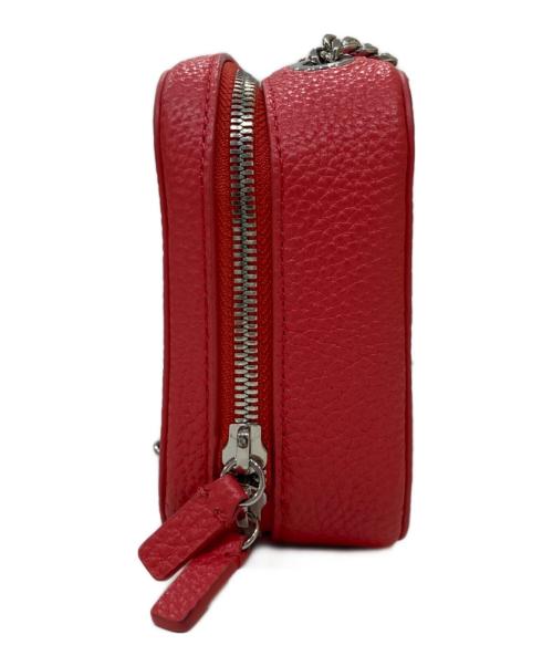 LACOSTE（ラコステ）LACOSTE (ラコステ) ボックスショルダーバッグ レッドの古着・服飾アイテム