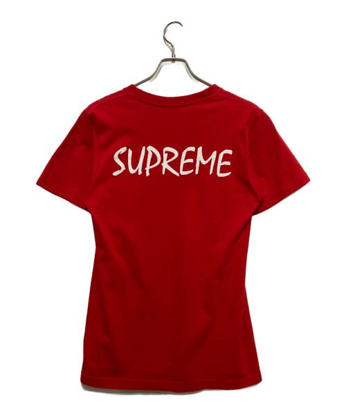 SUPREME（シュプリーム）Supreme (シュプリーム) St. Ides Tee レッド サイズ:Sの古着・服飾アイテム
