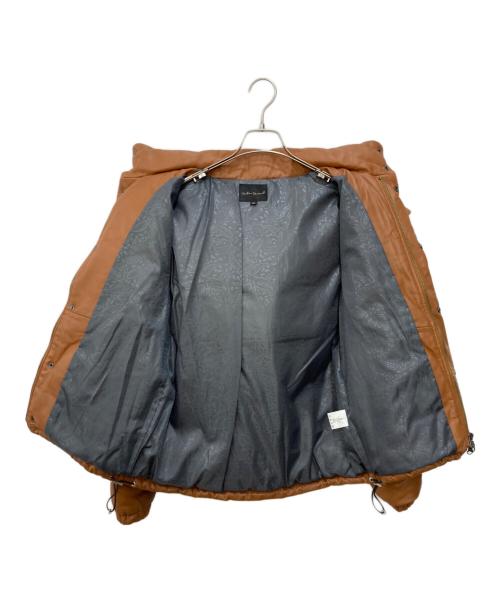 URBAN RESEARCH（アーバンリサーチ）URBAN RESEARCH (アーバンリサーチ) ラクーンファーシープレザー3WAYダウンジャケット ブラウン サイズ:38の古着・服飾アイテム