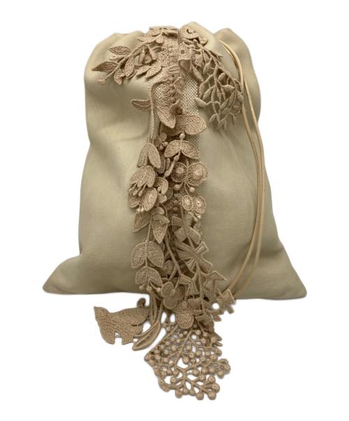 mina perhonen（ミナ ペルホネン）mina perhonen (ミナ ペルホネン) ミニショルダーバッグ ベージュの古着・服飾アイテム