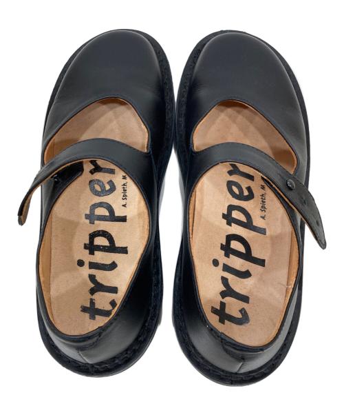 Trippen（トリッペン）Trippen (トリッペン) GIRLY ストラップレザーシューズ ブラック サイズ:37の古着・服飾アイテム