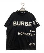 BURBERRYバーバリー）の古着「ホースフェリーロゴTシャツ」｜ブラック