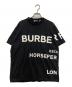 BURBERRY（バーバリー）の古着「ホースフェリーロゴTシャツ」｜ブラック