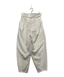 STYLE MIXER（スタイルミキサー）の古着「バックリボンフォルムパンツ」｜ホワイト