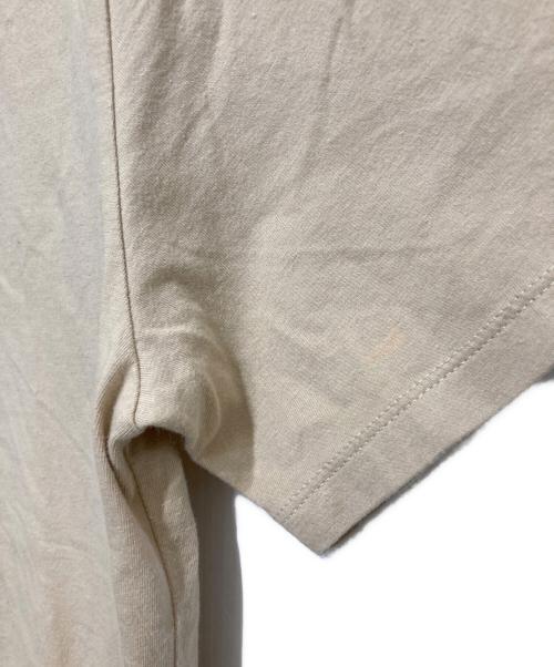 maison kitsune（メゾンキツネ）MAISON KITSUNE (メゾンキツネ) Tシャツ ベージュ サイズ:XSの古着・服飾アイテム