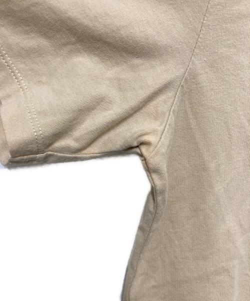 maison kitsune（メゾンキツネ）MAISON KITSUNE (メゾンキツネ) Tシャツ ベージュ サイズ:XSの古着・服飾アイテム