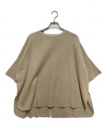 BEARDSLEY（ビアズリー）の古着「半袖サラッとプルオーバー」｜ベージュ