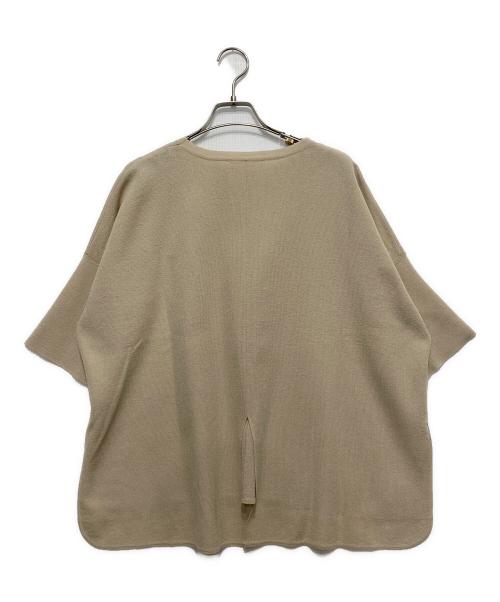 BEARDSLEY（ビアズリー）BEARDSLEY (ビアズリー) 半袖サラッとプルオーバー ベージュ サイズ:FREEの古着・服飾アイテム