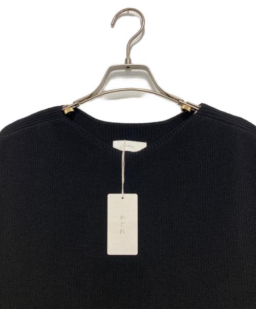 KAGURE（カグレ）kagure (カグレ) コットンニットベスト ブラック サイズ:FREE 未使用品の古着・服飾アイテム