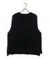 kagure (カグレ) コットンニットベスト ブラック サイズ:FREE 未使用品：5000円