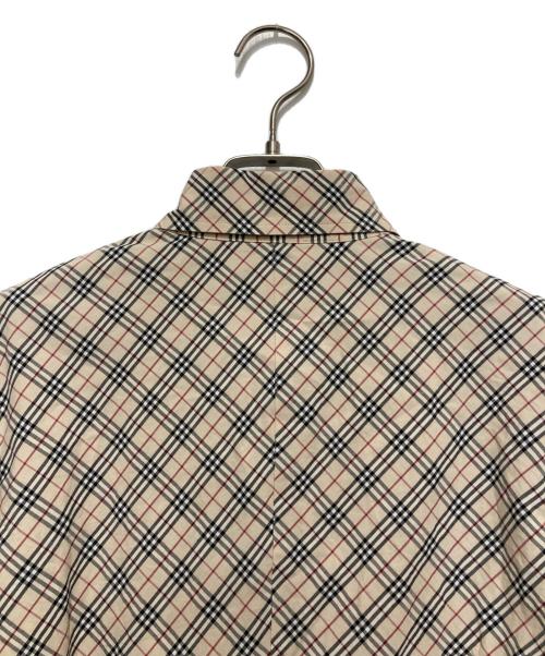 BURBERRY BLUE LABEL（バーバリーロンドンブルーレーベル）BURBERRY BLUE LABEL (バーバリーロンドンブルーレーベル) ノバァチェックシャツ ベージュ サイズ:SIZE 40の古着・服飾アイテム