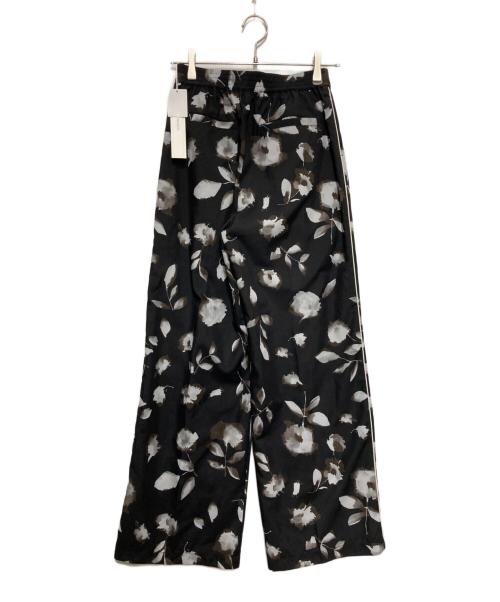 MANOF（マノフ）MANOF (マノフ) フラワーワイドパンツ ブラック サイズ:S 未使用品の古着・服飾アイテム