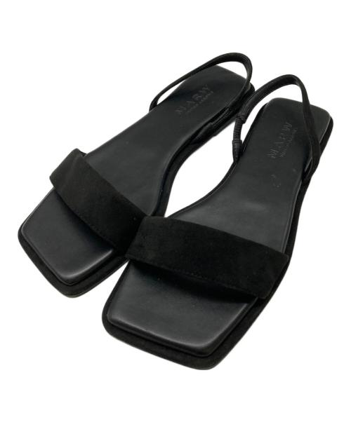 MARW UNITED ARROWS（マルゥ ユナイテッドアローズ）MARW UNITED ARROWS (マルゥ ユナイテッドアローズ) Odette e Odile (オデットエオディール) フラット バッグ ベルト サンダル ブラック サイズ:23㎝の古着・服飾アイテム