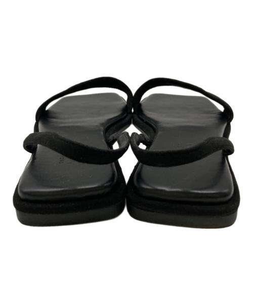 MARW UNITED ARROWS（マルゥ ユナイテッドアローズ）MARW UNITED ARROWS (マルゥ ユナイテッドアローズ) Odette e Odile (オデットエオディール) フラット バッグ ベルト サンダル ブラック サイズ:23㎝の古着・服飾アイテム