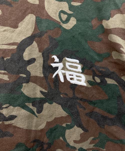 東洋エンタープライズ（トウヨウエンタープライズ）東洋エンタープライズ (トウヨウエンタープライズ) PEANUTS (ピーナッツ) 刺繍Tシャツ グリーン サイズ:Lの古着・服飾アイテム