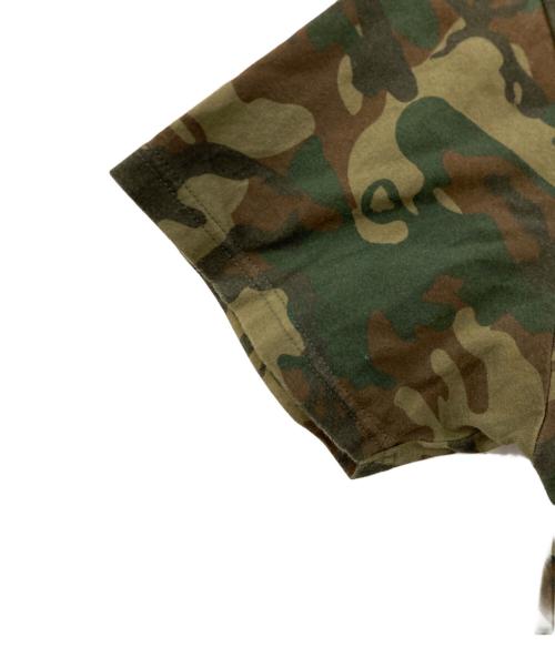 東洋エンタープライズ（トウヨウエンタープライズ）東洋エンタープライズ (トウヨウエンタープライズ) PEANUTS (ピーナッツ) 刺繍Tシャツ グリーン サイズ:Lの古着・服飾アイテム