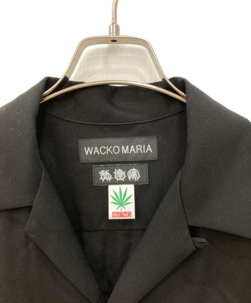 WACKO MARIA（ワコマリア）WACKO MARIA (ワコマリア) 舐達麻 (ナメダルマ) HIGH TIMES アロハシャツ ブラック サイズ:Lの古着・服飾アイテム