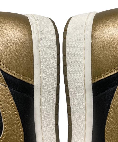 NIKE（ナイキ）NIKE (ナイキ) Air Jordan 1 Retro High OG ゴールド×ブラック サイズ:27㎝　の古着・服飾アイテム