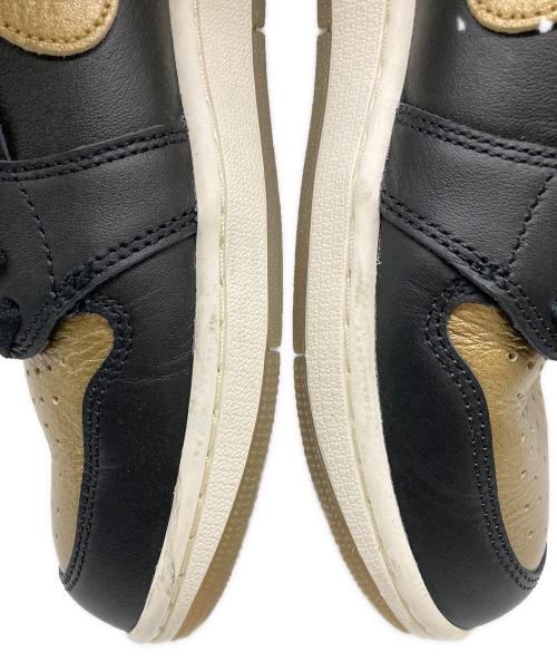 NIKE（ナイキ）NIKE (ナイキ) Air Jordan 1 Retro High OG ゴールド×ブラック サイズ:27㎝　の古着・服飾アイテム
