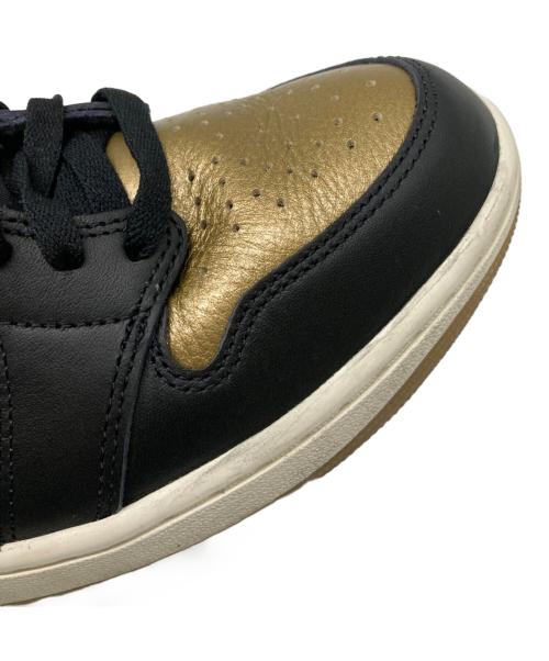 NIKE（ナイキ）NIKE (ナイキ) Air Jordan 1 Retro High OG ゴールド×ブラック サイズ:27㎝　の古着・服飾アイテム