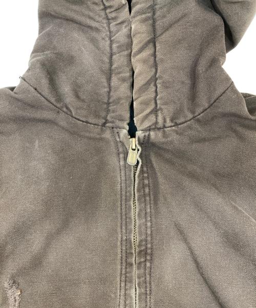 CarHartt（カーハート）CarHartt (カーハート) ダック地アクティブパーカー ブラウン サイズ:Mの古着・服飾アイテム