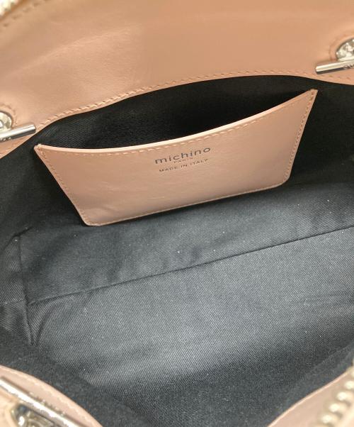 michino（ミチノ）michino (ミチノ) 2WAYショルダーハンドバッグ ピンクの古着・服飾アイテム