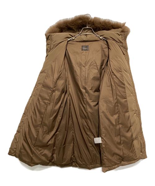 Demi-Luxe Beams（デミルクス ビームス）Demi-Luxe BEAMS (デミルクス ビームス) ダウンコート ブラウン サイズ:SIZE 40の古着・服飾アイテム