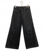 DIESELディーゼル）の古着「D-AKEMI ブーツカットデニムパンツ」｜ブラック