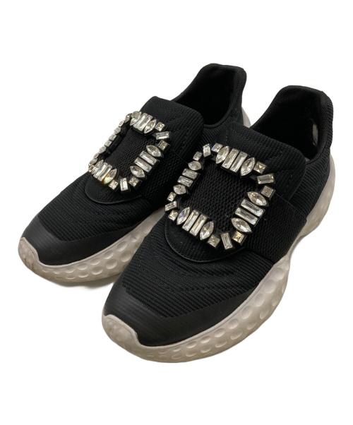 Roger Vivier（ロジェ ヴィヴィエ）Roger Vivier (ロジェ ヴィヴィエ) ヴィヴランライトファブリックスニーカー ブラック サイズ:23.5の古着・服飾アイテム