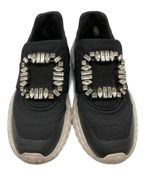 Roger Vivier（ロジェ ヴィヴィエ）Roger Vivier (ロジェ ヴィヴィエ) ヴィヴランライトファブリックスニーカー ブラック サイズ:23.5の古着・服飾アイテム