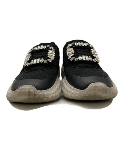 Roger Vivier（ロジェ ヴィヴィエ）Roger Vivier (ロジェ ヴィヴィエ) ヴィヴランライトファブリックスニーカー ブラック サイズ:23.5の古着・服飾アイテム