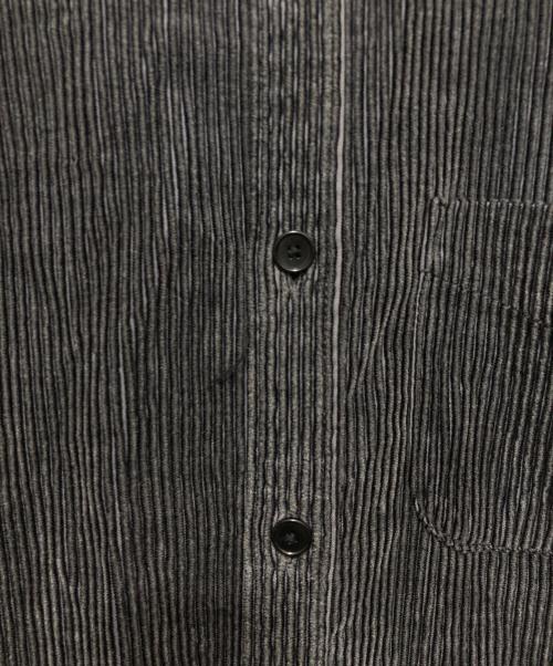 STEVEN ALAN（スティーブンアラン）STEVEN ALAN (スティーブンアラン) CHAMBRAY/CORD REGULAR COLLAR SHIRT グレー サイズ:Sの古着・服飾アイテム