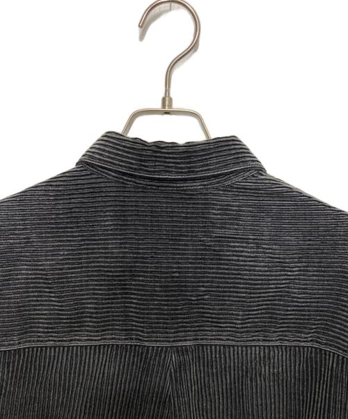 STEVEN ALAN（スティーブンアラン）STEVEN ALAN (スティーブンアラン) CHAMBRAY/CORD REGULAR COLLAR SHIRT グレー サイズ:Sの古着・服飾アイテム