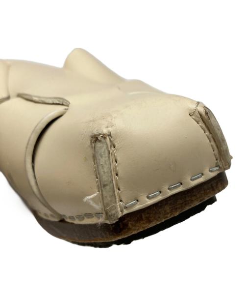 HEREU（ヘリュー）HEREU (ヘリュー) LICIA Square Toe Fisherman Mule Clog ベージュ サイズ:36の古着・服飾アイテム