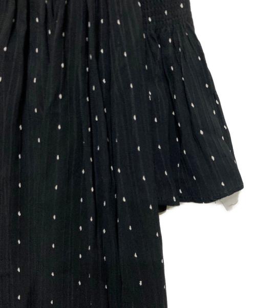 JANE SMITH（ジェーンスミス）JANE SMITH (ジェーンスミス) STRIPE JACQUARD LONG OP ブラック サイズ:SIZE36の古着・服飾アイテム