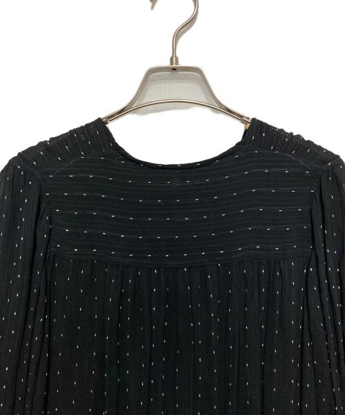 JANE SMITH（ジェーンスミス）JANE SMITH (ジェーンスミス) STRIPE JACQUARD LONG OP ブラック サイズ:SIZE36の古着・服飾アイテム