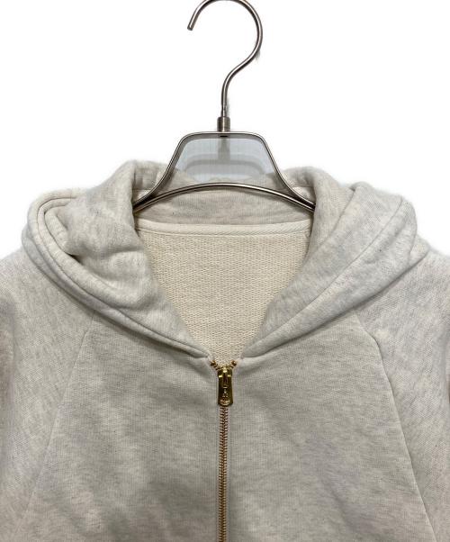 Curensology（カレンソロジー）Curensology (カレンソロジー) ダブルジップパーカー アイボリー サイズ:FREEの古着・服飾アイテム