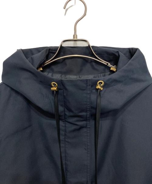 CADUNE（カデュネ）CADUNE (カデュネ) 撥水加工 フードブルゾン ネイビー サイズ:Ⅿの古着・服飾アイテム