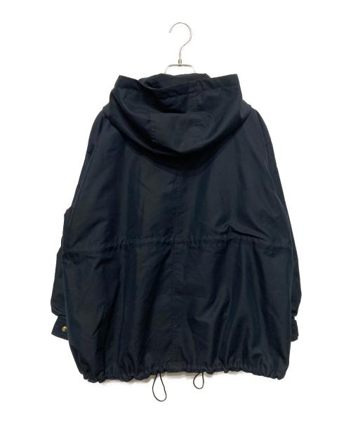 CADUNE（カデュネ）CADUNE (カデュネ) 撥水加工 フードブルゾン ネイビー サイズ:Ⅿの古着・服飾アイテム