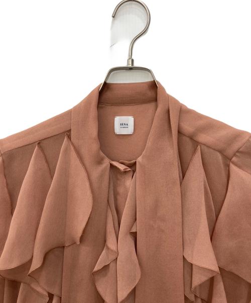 IENA（イエナ）IENA (イエナ) フリルボウタイシャツ ブラウン サイズ:FREEの古着・服飾アイテム