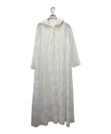 Plage（プラージュ）の古着「フーディシャーリングワンピース」｜ホワイト