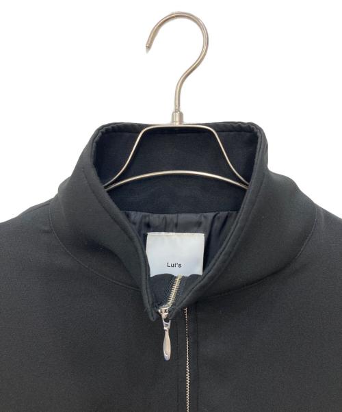 Lui's（ルイス）Lui's (ルイス) 二重織ライトウェイトトラックブルゾン ブラック サイズ:Mの古着・服飾アイテム