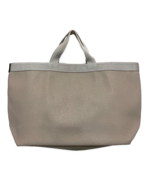 Herve Chapelier（エルベシャプリエ）Herve Chapelier (エルベシャプリエ) コーテッドキャンバススクエアトートA4サイズ(L) マスティック×イヴォワール サイズ:A4サイズ（L)の古着・服飾アイテム