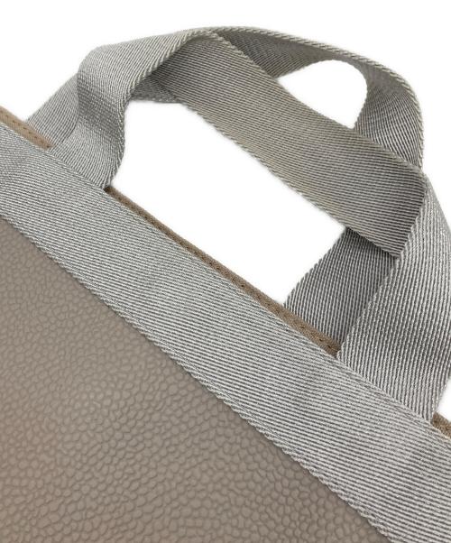 Herve Chapelier（エルベシャプリエ）Herve Chapelier (エルベシャプリエ) コーテッドキャンバススクエアトートA4サイズ(L) マスティック×イヴォワール サイズ:A4サイズ（L)の古着・服飾アイテム