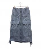DIESELディーゼル）の古着「O-GINESTRA SKIRT」｜サックスブルー