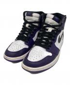 NIKEナイキ）の古着「Air Jordan 1 Retro High OG」｜Court Purple White/B