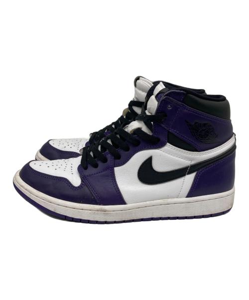 NIKE（ナイキ）NIKE (ナイキ) Air Jordan 1 Retro High OG Court Purple White/Black サイズ:28cmの古着・服飾アイテム