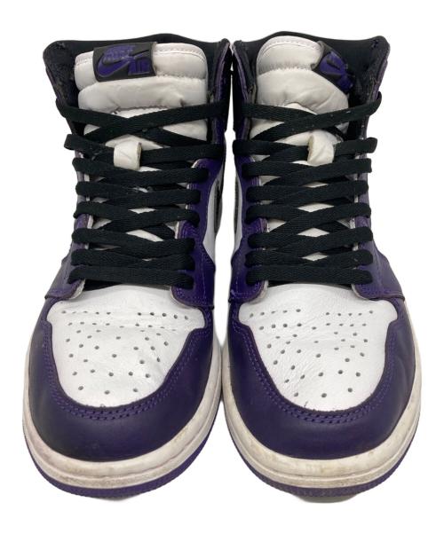 NIKE（ナイキ）NIKE (ナイキ) Air Jordan 1 Retro High OG Court Purple White/Black サイズ:28cmの古着・服飾アイテム