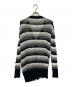 DIESEL (ディーゼル) コットンニットカーディガン ホワイト×ブラック×グレー サイズ:S：5000円